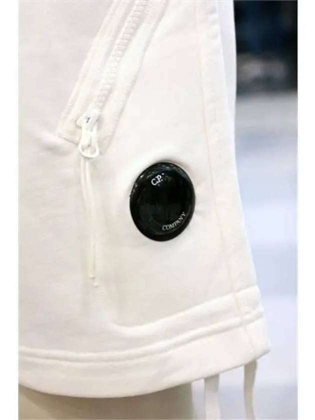 Lens Waffen Zipper Banding Shorts White - CP COMPANY - BALAAN 4