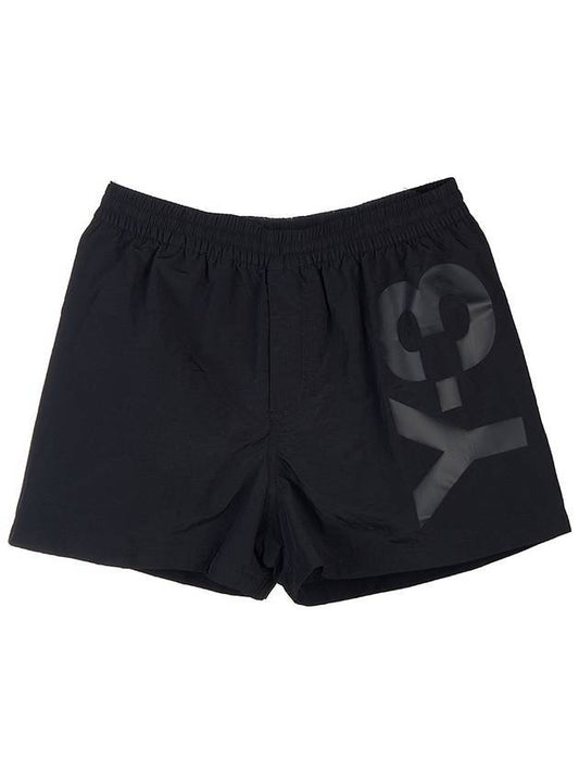 Logo Nylon Swim Shorts Black - Y-3 - BALAAN.