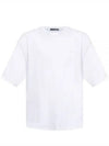 Logo Patch Cotton Short Sleeve T-Shirt White - ACNE STUDIOS - BALAAN 2