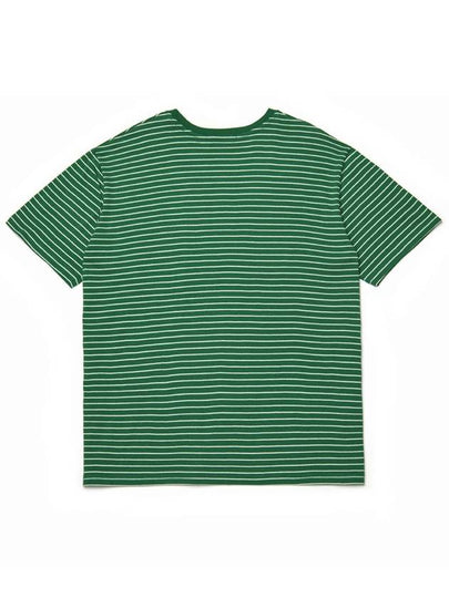 STRIPED POCKET LOOSE T SHIRT GREEN - ROLLING STUDIOS - BALAAN 2