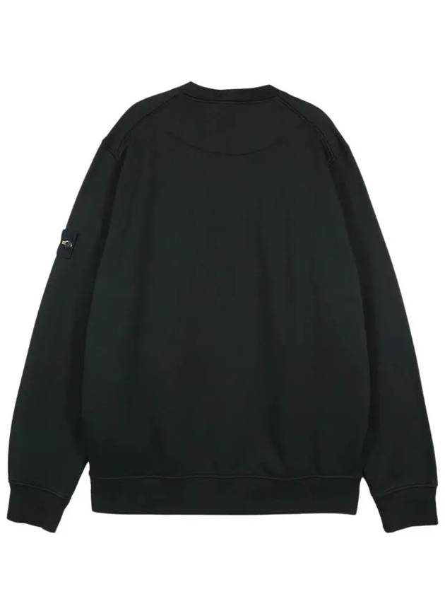 Men s Wapen Logo Organic Cotton Sweatshirt Black - STONE ISLAND - BALAAN 7