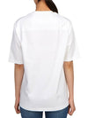 Crew Neck Cotton Short Sleeve T-shirt White - JIL SANDER - BALAAN 4