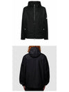 Etiache Rain Hooded Zip Up Black - MONCLER - BALAAN 5