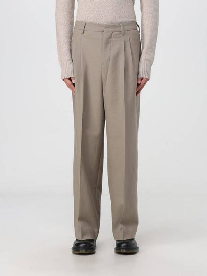 Wool Wide Pants Brown - AMI - BALAAN 2