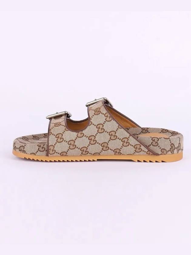 Men's Strap Slide Sandals Beige - GUCCI - BALAAN 4