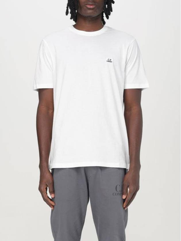 Logo Short Sleeve T-Shirt White - CP COMPANY - BALAAN 1