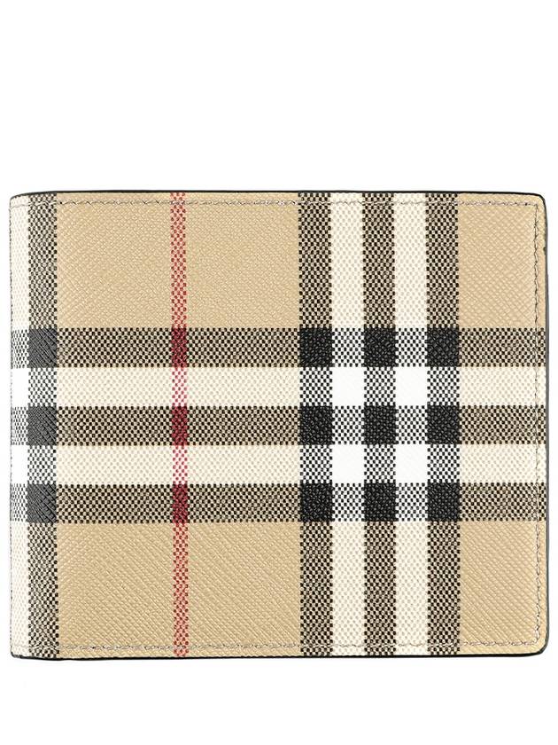 Vintage Check Half Wallet Beige - BURBERRY - BALAAN 2