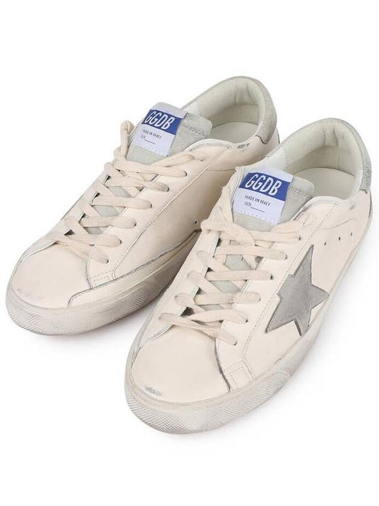 Super Star Suede Leather Low Top Sneaker White - GOLDEN GOOSE - BALAAN 2