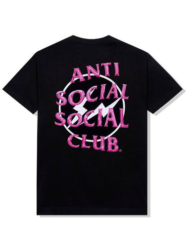 x fragment t shirt black pink short sleeve - ANTI SOCIAL SOCIAL CLUB - BALAAN 1