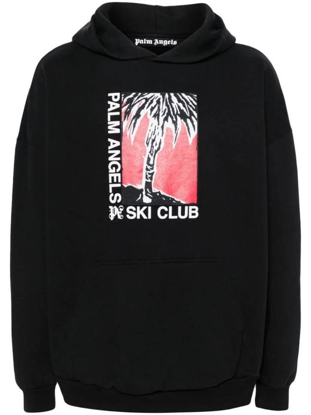 Palm Ski Club Cotton Hoodie PMBB126R24FLE0051001 - PALM ANGELS - BALAAN 1