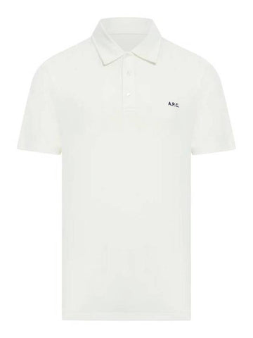 Carter Cotton Polo Shirt White - A.P.C. - BALAAN 1