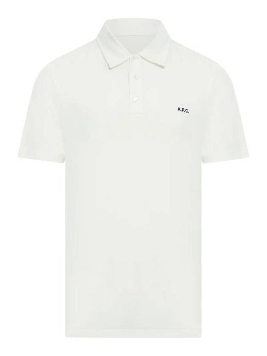 Carter Cotton Polo Shirt White - A.P.C. - BALAAN 1