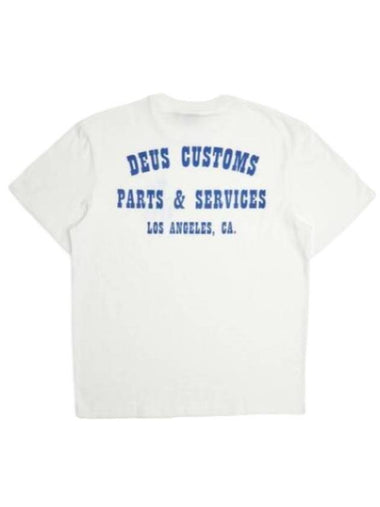 Old Town Short Sleeve T Shirt Vintage White - DEUS EX MACHINA - BALAAN 1