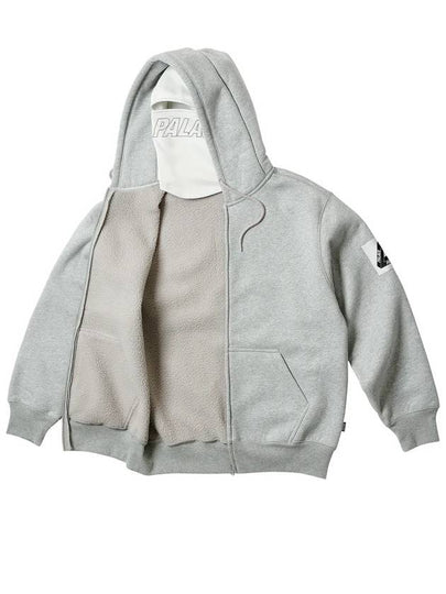 Facemask Shearling Thermal Hood Gray - PALACE - BALAAN 2