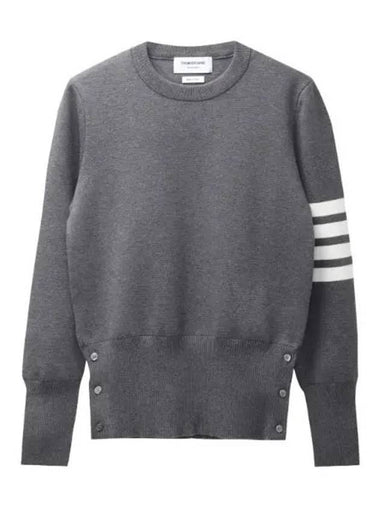 Diagonal stripe Milano stitch knit - THOM BROWNE - BALAAN 1