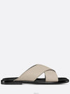 Alias ​​Grained Leather Sandals Beige - DIOR - BALAAN 6