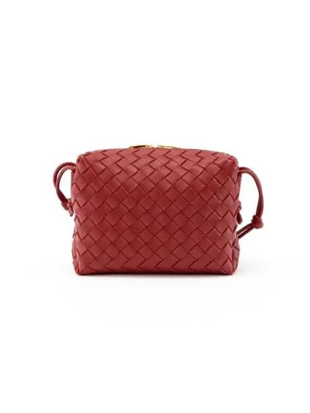 Loop Intrecciato Weaving Small Cross Bag Apple Candy - BOTTEGA VENETA - BALAAN 4