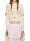 Samantha Cropped Cardigan Ivory - VIVIENNE WESTWOOD - BALAAN 2