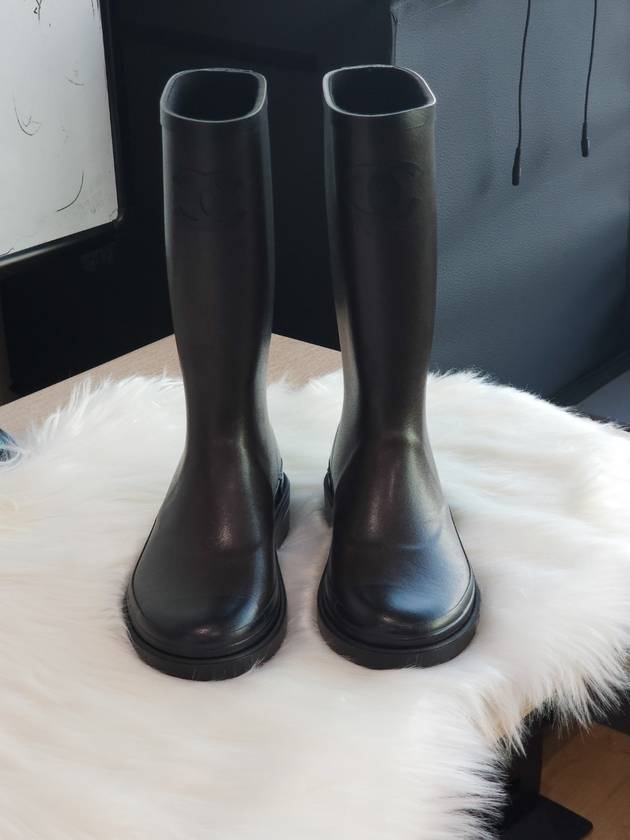 Rain Boots 24 Workshop Two Tone Brown Black G45838 B17440 NZA88 37 - CHANEL - BALAAN 4