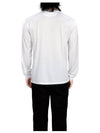 Embroidered Logo Lyocell Cotton Blend Jersey Long Sleeve T-Shirt White - TOM FORD - BALAAN 4