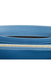 Diamond Continental FF Logo Chain Long Wallet Blue - FENDI - BALAAN 9