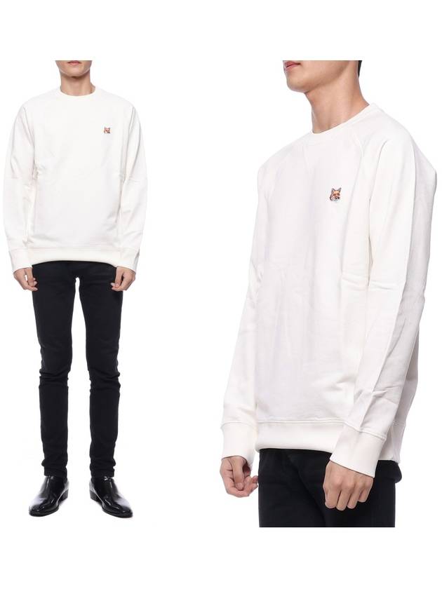 Fox Head Patch Classic Sweatshirt Ecru - MAISON KITSUNE - BALAAN 3