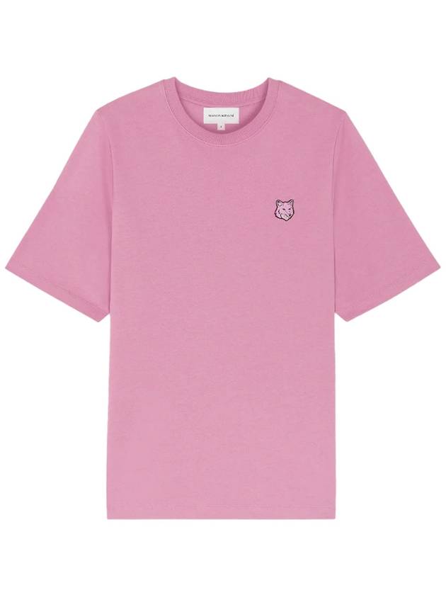 Bold Fox Head Patch Comfort Short Sleeve T-Shirt Rosebud - MAISON KITSUNE - BALAAN 2