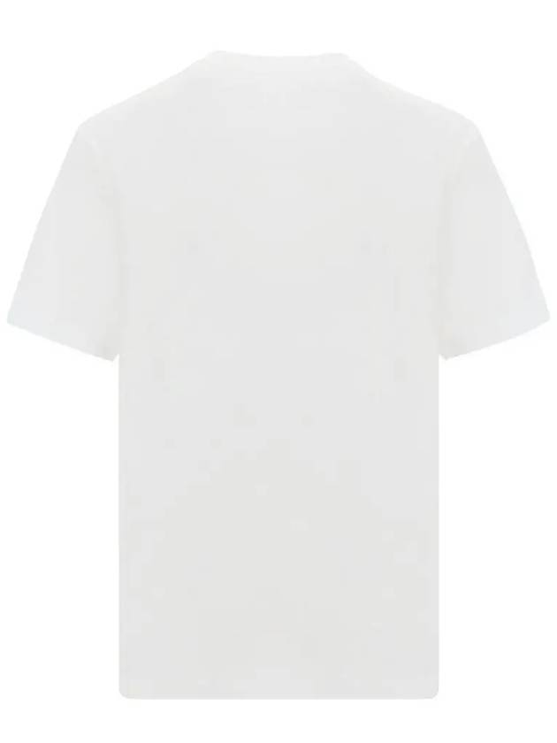 Zewel Print Cotton Short Sleeve T-Shirt White - ISABEL MARANT - BALAAN 4