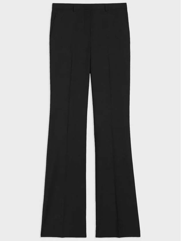 Demitria Good Wool Boot-Cut Pants Black - THEORY - BALAAN 2