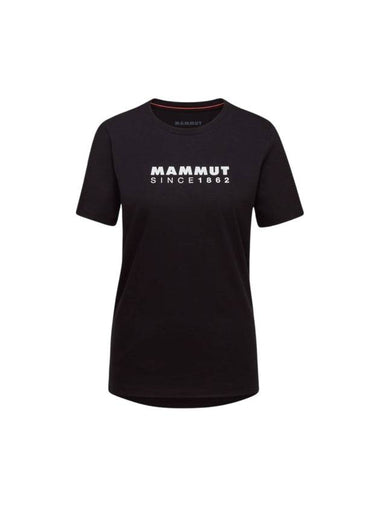 Classic Core Logo Short Sleeve T-Shirt Black - MAMMUT - BALAAN 1