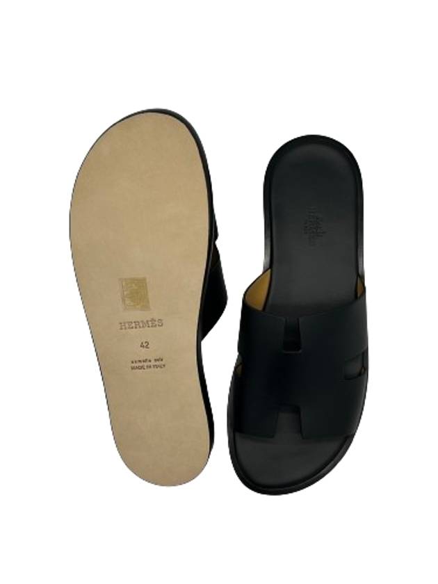 Izmir Sandal Calfskin & Noir - HERMES - BALAAN 4