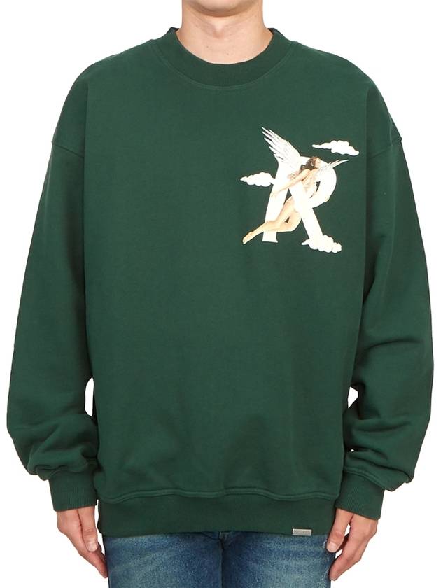 Storms In Heaven Sweatshirt Racing Green - REPRESENT - BALAAN 2