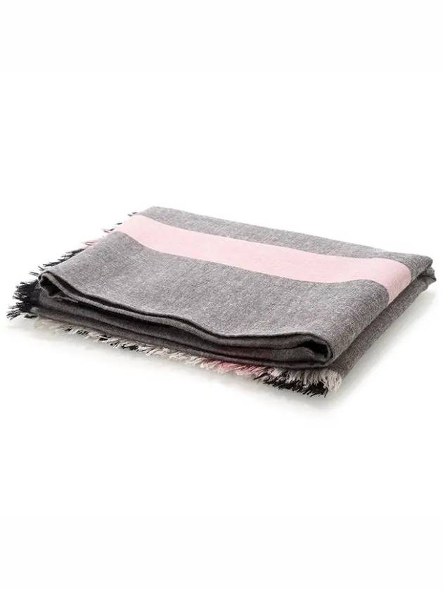 Mega Check Scarf Grey - BURBERRY - BALAAN 8