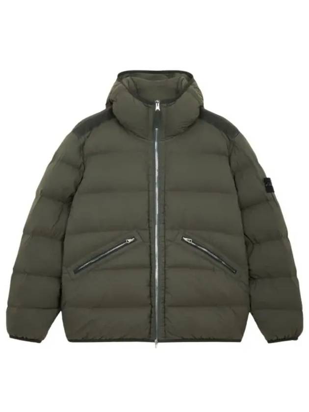 Seamless Tunnel Nylon Down Jacket Musk Green 43128 V0059 - STONE ISLAND - BALAAN 2