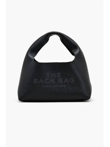 Leather The Mini Sack Black MBBAA24026BKX - MARC JACOBS - BALAAN 1