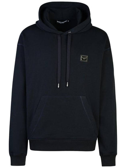 Hooded Sweatshirt G9ZU0T G7F2GB0665 Blue - DOLCE&GABBANA - BALAAN 2