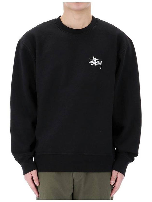 Pigment dyed basic crew neck t shirt 1914879P BLACK - STUSSY - BALAAN 1