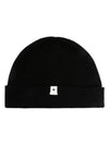 Logo Patch Beanie Black - JIL SANDER - BALAAN 1