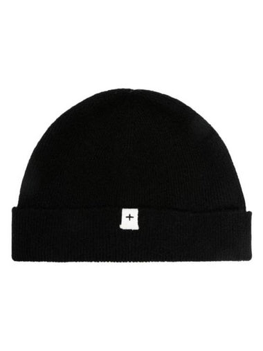 Logo Patch Beanie Black - JIL SANDER - BALAAN 1