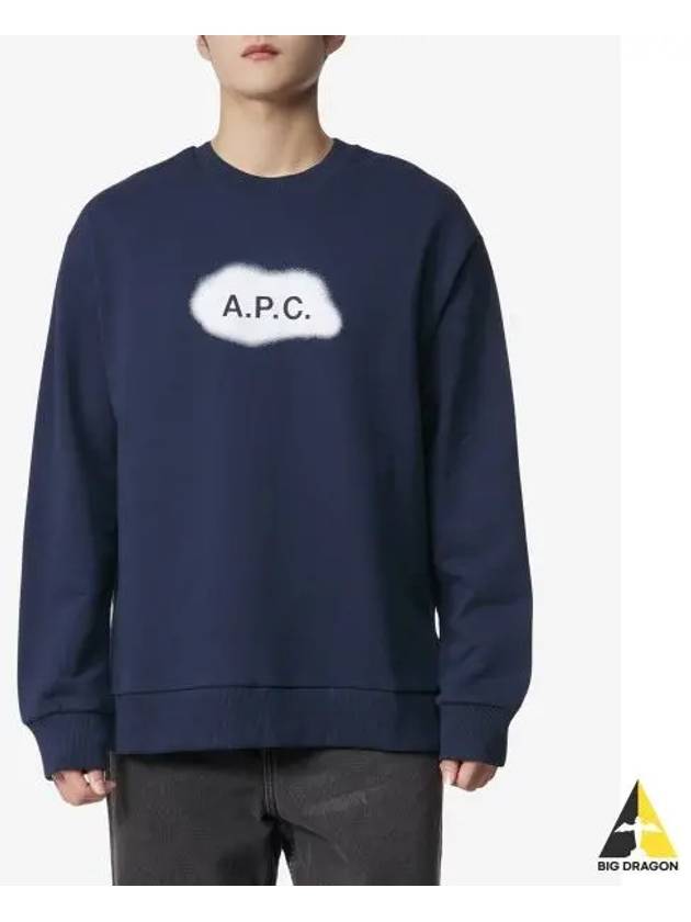 Alastor Logo Sweatshirt Navy - A.P.C. - BALAAN 2