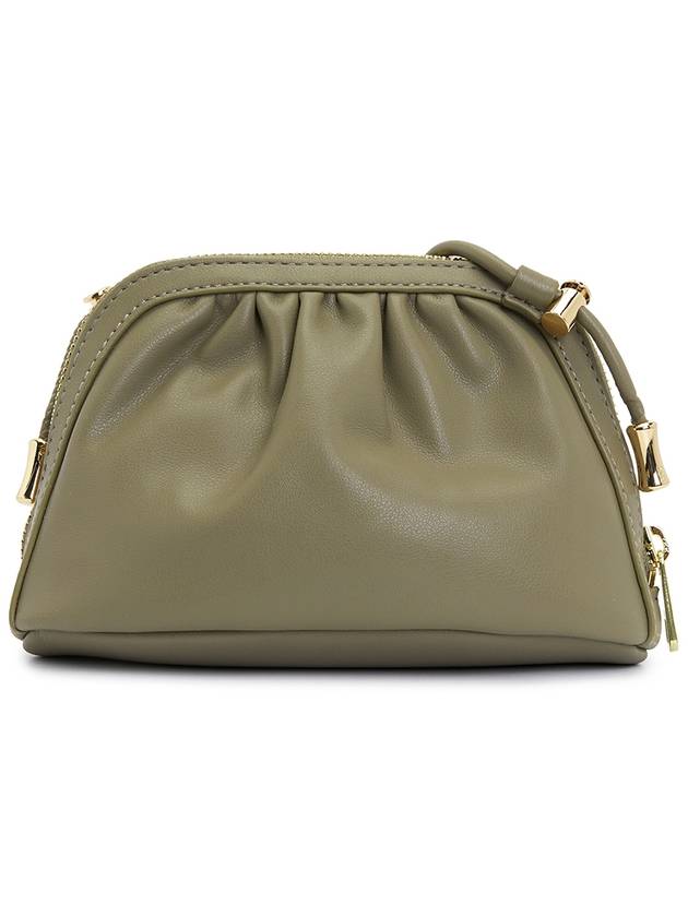 Ninon Small Drawstring Cross Bag Green Taupe - A.P.C. - BALAAN 5