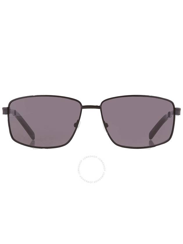 Calvin Klein Grey Rectangular Men's Sunglasses CK22122S 002 60 - CALVIN KLEIN - BALAAN 1