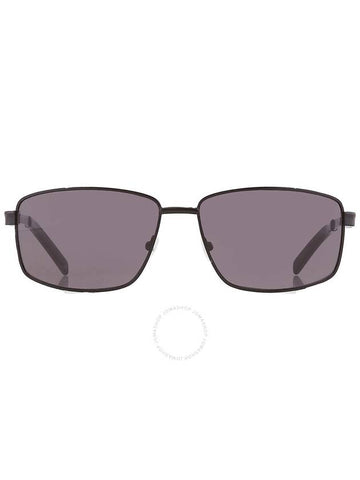 Calvin Klein Grey Rectangular Men's Sunglasses CK22122S 002 60 - CALVIN KLEIN - BALAAN 1