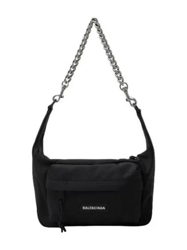 Medium raver chain shoulder bag black - BALENCIAGA - BALAAN 1