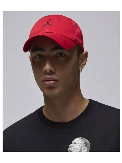 Jordan Club Unstructured Curved Bill Ball Cap Red - NIKE - BALAAN 2