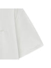 Silk Blended Luxe Short Sleeve T-Shirt White - NOIRER - BALAAN 6