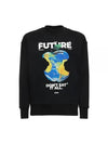 Fantastic Green Cotton Sweatshirt Black - MSGM - BALAAN 1