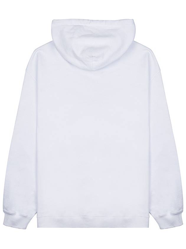 Rhinestone Logo Hoodie White - MSGM - BALAAN 3