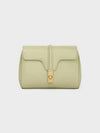 Soft 16 Smooth Calfskin Mini Bag Almond Green - CELINE - BALAAN 2