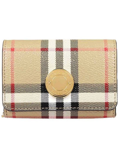 Check Detachable Chain Strap Wallet Archive Beige - BURBERRY - BALAAN 2